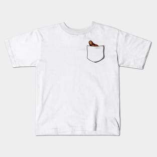 Pocket Peeking Jesus Kids T-Shirt